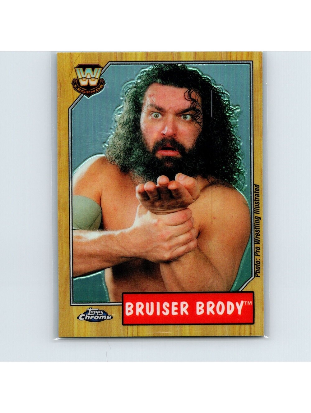 2008 Topps Chrome Heritage III WWE Bruiser Brody #84 Refractors